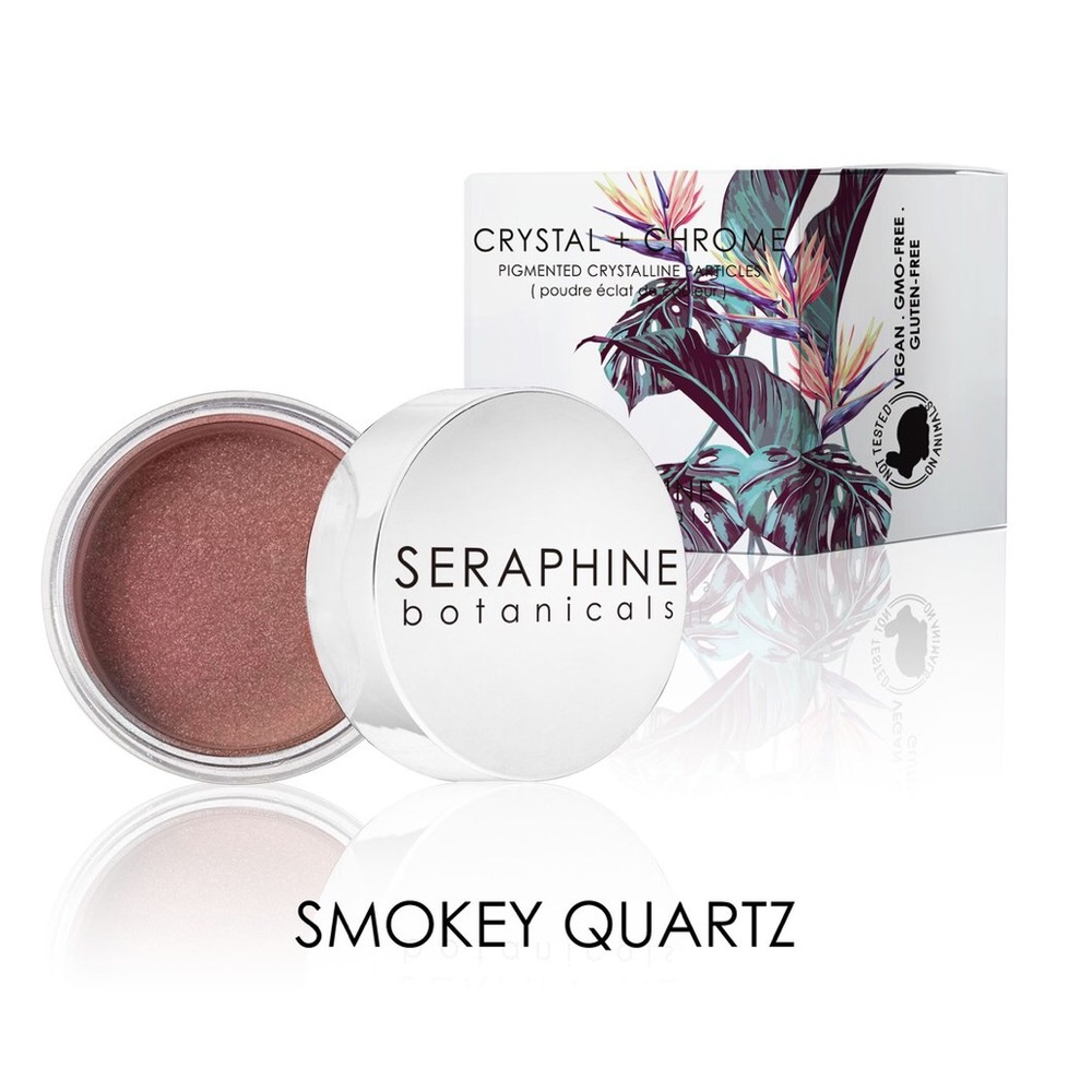 Crystal and Chrome Pigmented Smokey Quartz